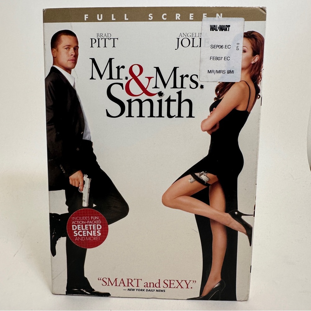 Mr. And Mrs Smith on DVD